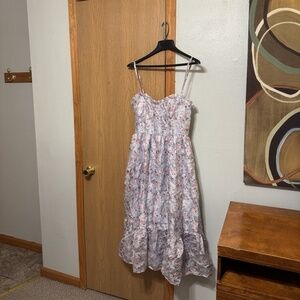 Altar'd State NWT XL w/Floral Print & Adjustable Straps Sleeveless A-Line Dress